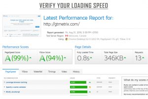 website speed improvement