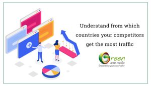 Understand from which countries your competitors get the most traffic